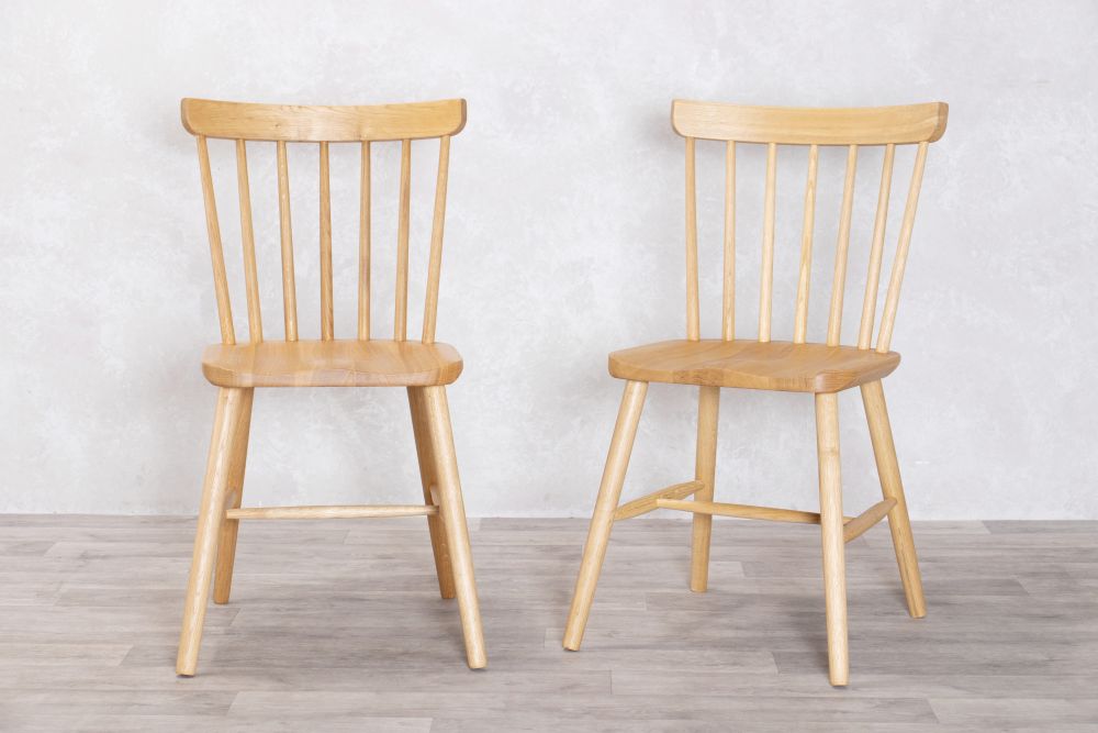 Scandinavian Dining Chair Pair